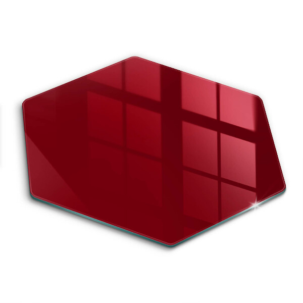 Tocător sticlă hexagonal Culoare vișinie