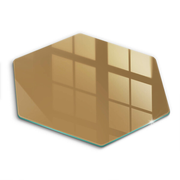 Tocător din sticlă hexagonal Culoare bej