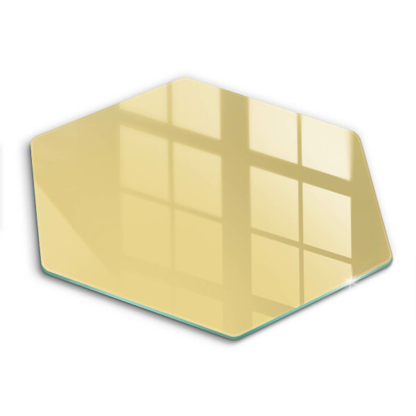 Tocător de bucătărie în formă de hexagon Culoare galbenă