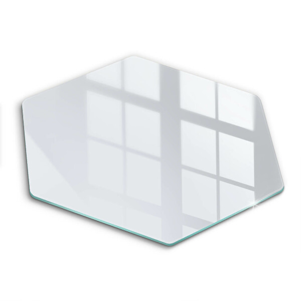 Tocător din sticlă hexagonal Culoare alb