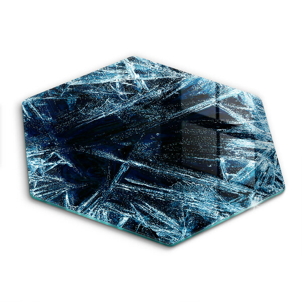 Tocător de bucătărie în formă de hexagon Structură de gheață ascuțită