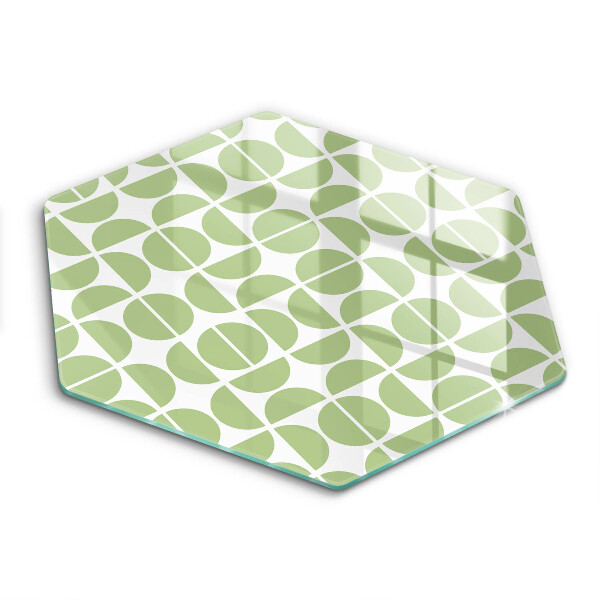 Tocător sticlă hexagonal Model de forme boho