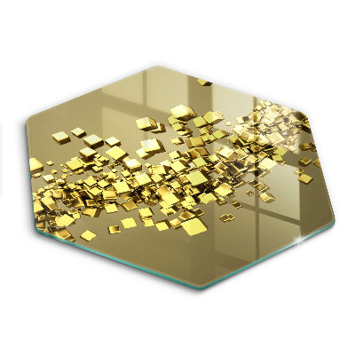 Tocător de bucătărie în formă de hexagon Geometrie 3D abstractă