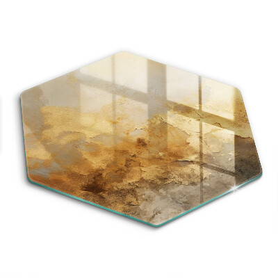 Tocător de bucătărie în formă de hexagon Textură bogată