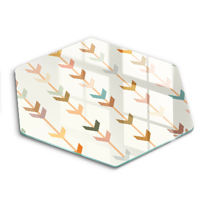 Tocător sticlă hexagonal Elemente geometrice