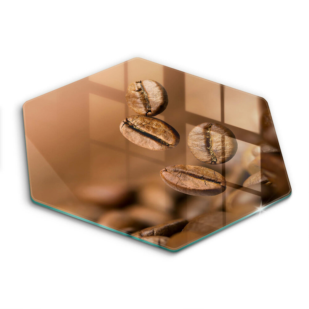 Tocător de bucătărie în formă de hexagon boabe de cafea