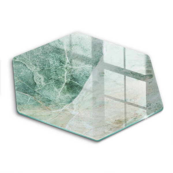 Tocător sticlă hexagonal Structură de piatră