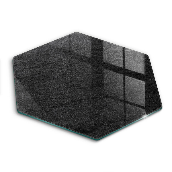 Tocător de bucătărie în formă de hexagon Textură de piatră