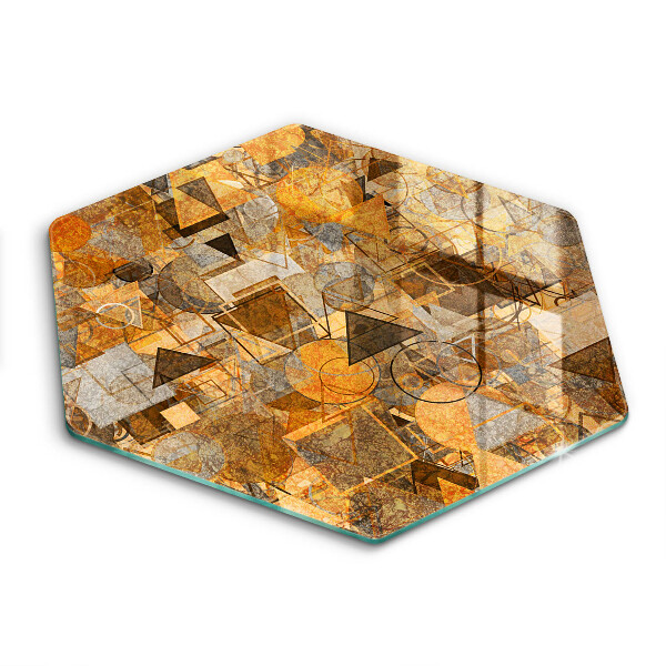 Tocător de bucătărie în formă de hexagon Model de forme geometrice