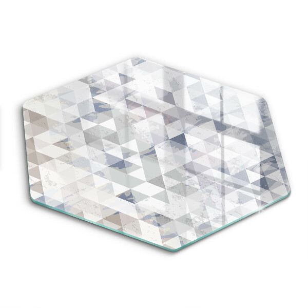 Tocător de bucătărie în formă de hexagon Model triunghi