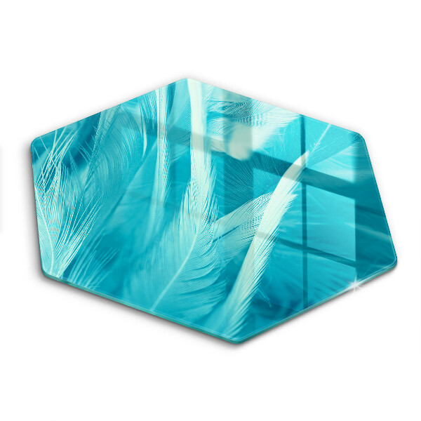 Tocător de bucătărie în formă de hexagon Pene delicate