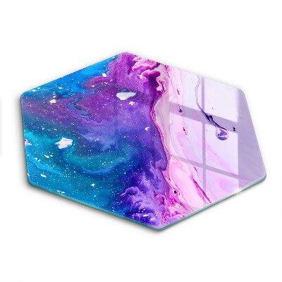 Tocător de bucătărie în formă de hexagon Cerneală abstractă