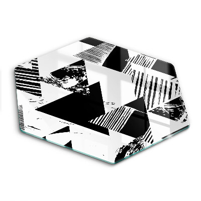 Tocător de bucătărie în formă de hexagon Triunghiuri geometrice