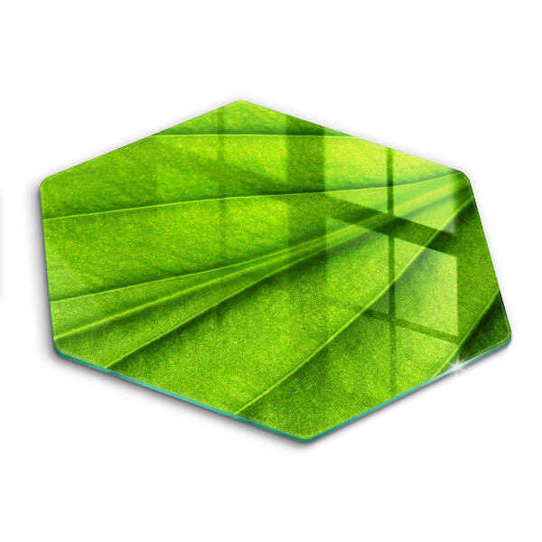Tocător de bucătărie în formă de hexagon Natura venelor frunzelor