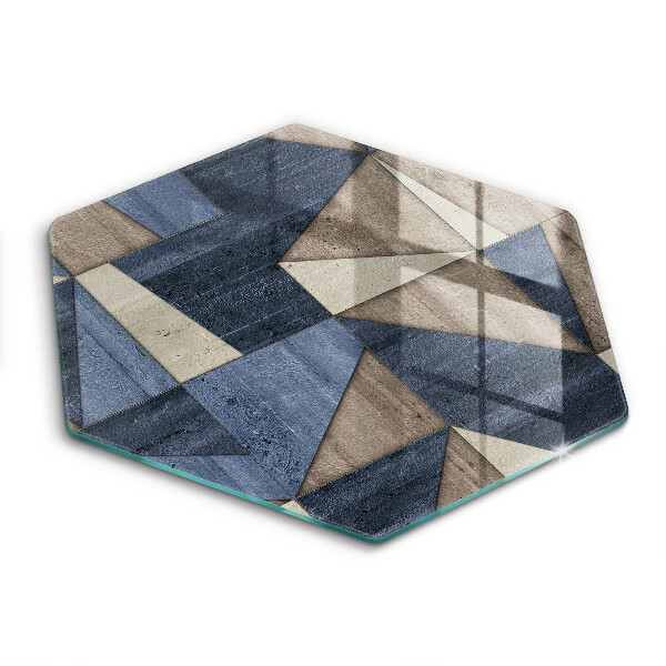 Tocător de bucătărie în formă de hexagon Abstracție geometrică