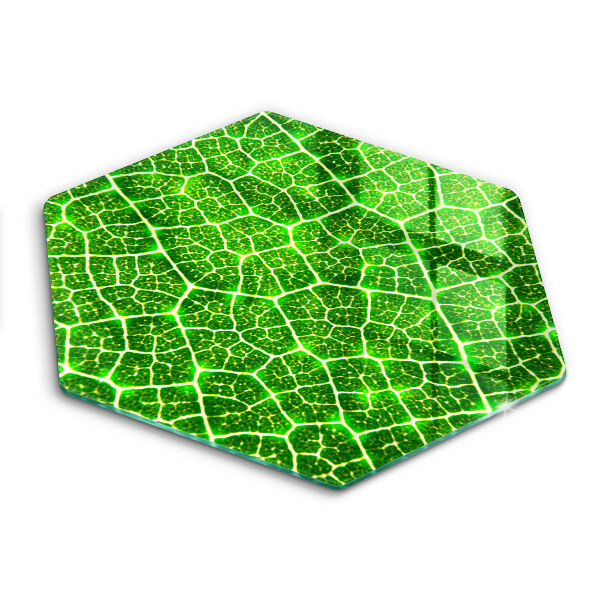 Tocător sticlă hexagonal Structura frunzelor