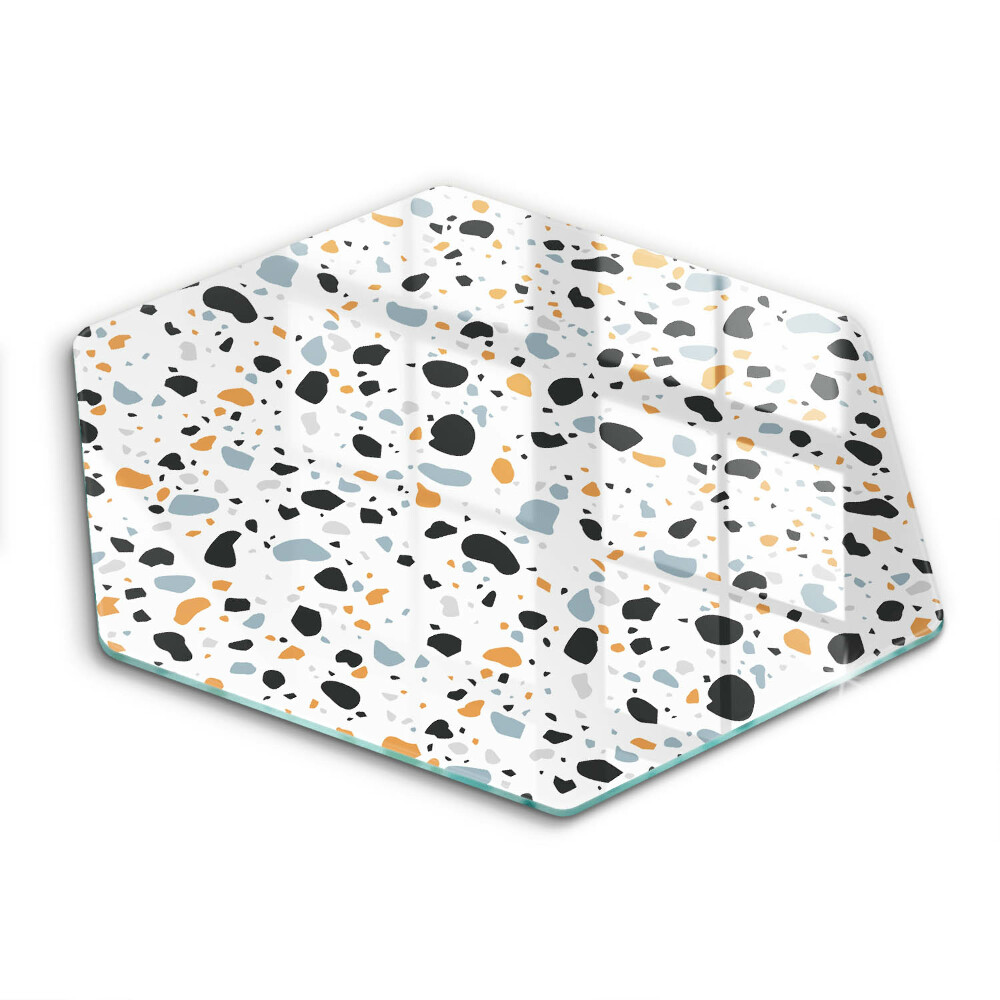 Tocător sticlă hexagonal Gresie decorativă