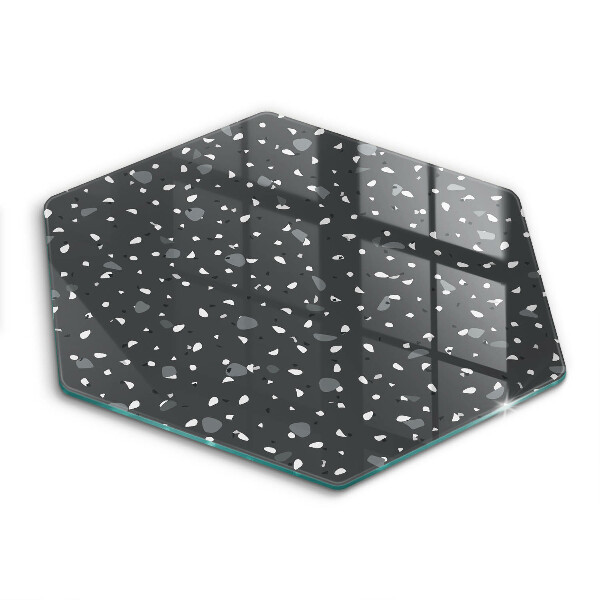 Tocător de bucătărie în formă de hexagon Piatră decorativă