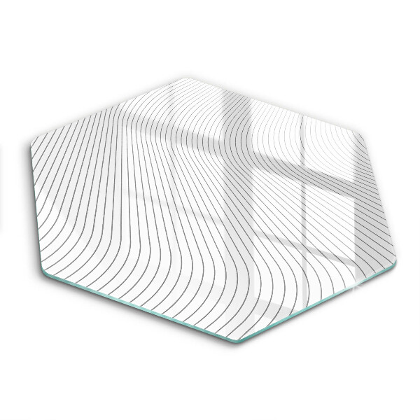 Tocător de bucătărie în formă de hexagon Model de linie modern