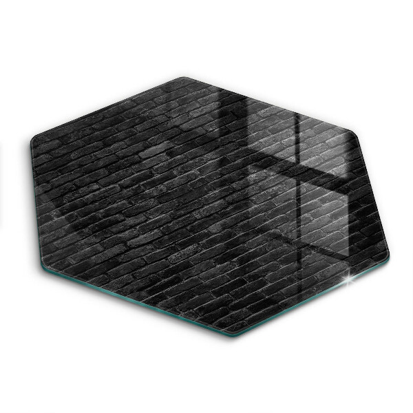 Tocător de bucătărie în formă de hexagon Zid de cărămidă
