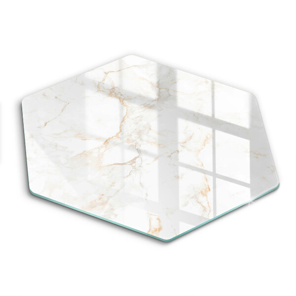 Tocător de bucătărie în formă de hexagon Piatră decorativă de marmură