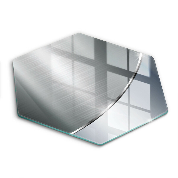Tocător de bucătărie în formă de hexagon Model abstract metalic