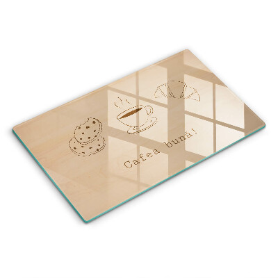 Tocător de bucătărie Motiv, Poftă bună la cafea!