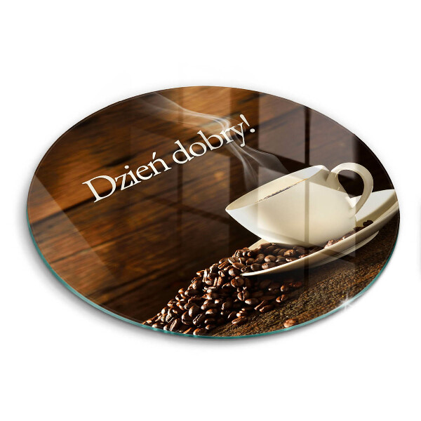 Bună dimineața! Ceașcă de cafea Rundă tocător de bucătărie