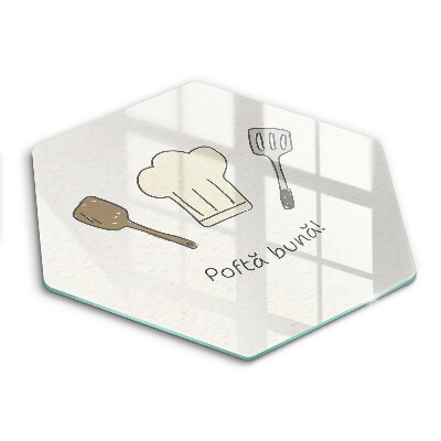 Tocător de bucătărie hexagonal Poftă bună!