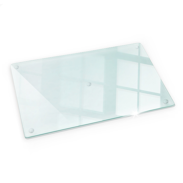 Tocător sticlă transparent 52x30 cm