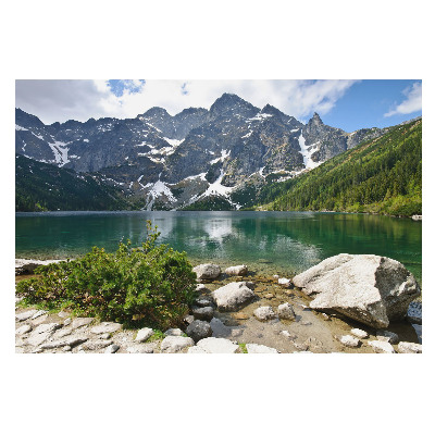 Munți reflectați în lac