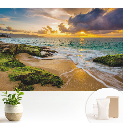 Soarele apune peste ocean