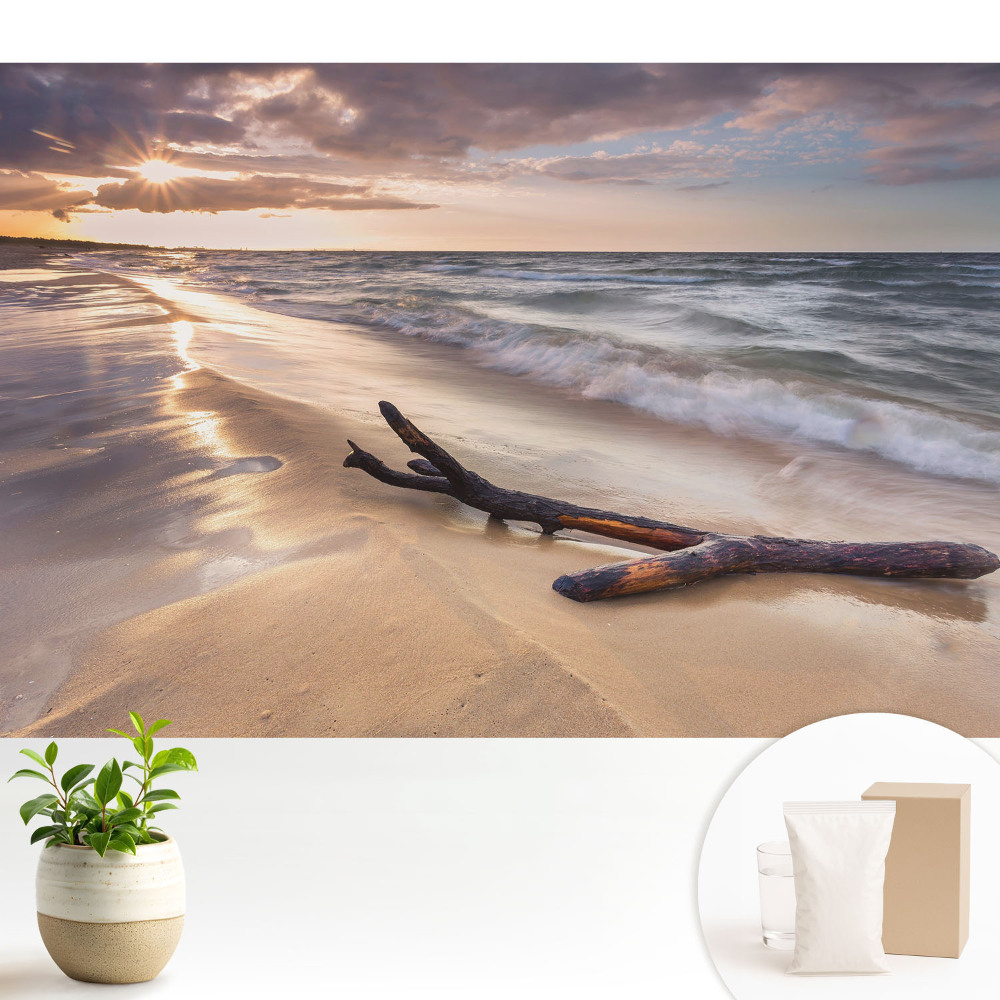 Apus de soare peste mare