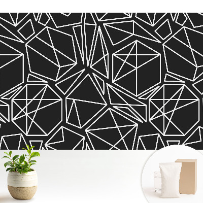 Figuri geometrice pe fundal negru