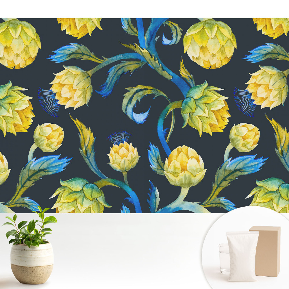 Acuarelă flori eleganță vioiciune