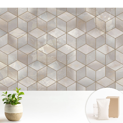 Mozaic geometric modern în nuanțe de gri