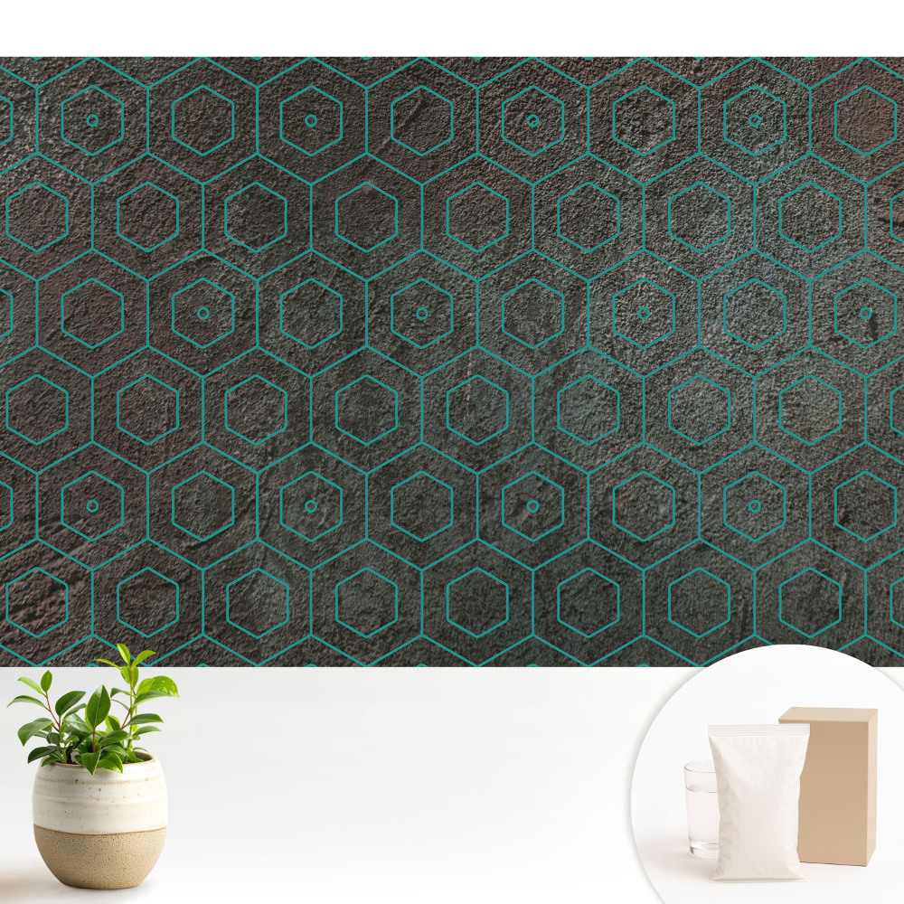 Modele hexagonale în stil modern