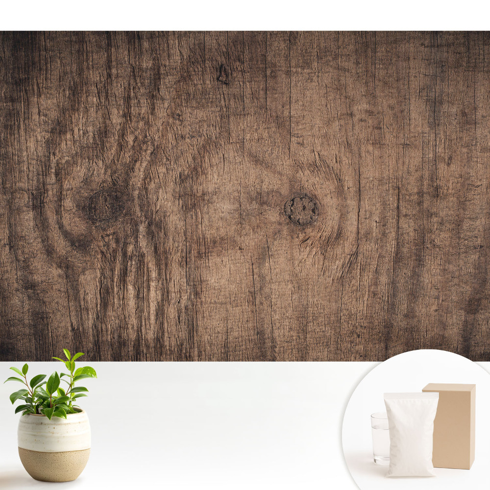 Compoziție clasică cu textură rustică de lemn