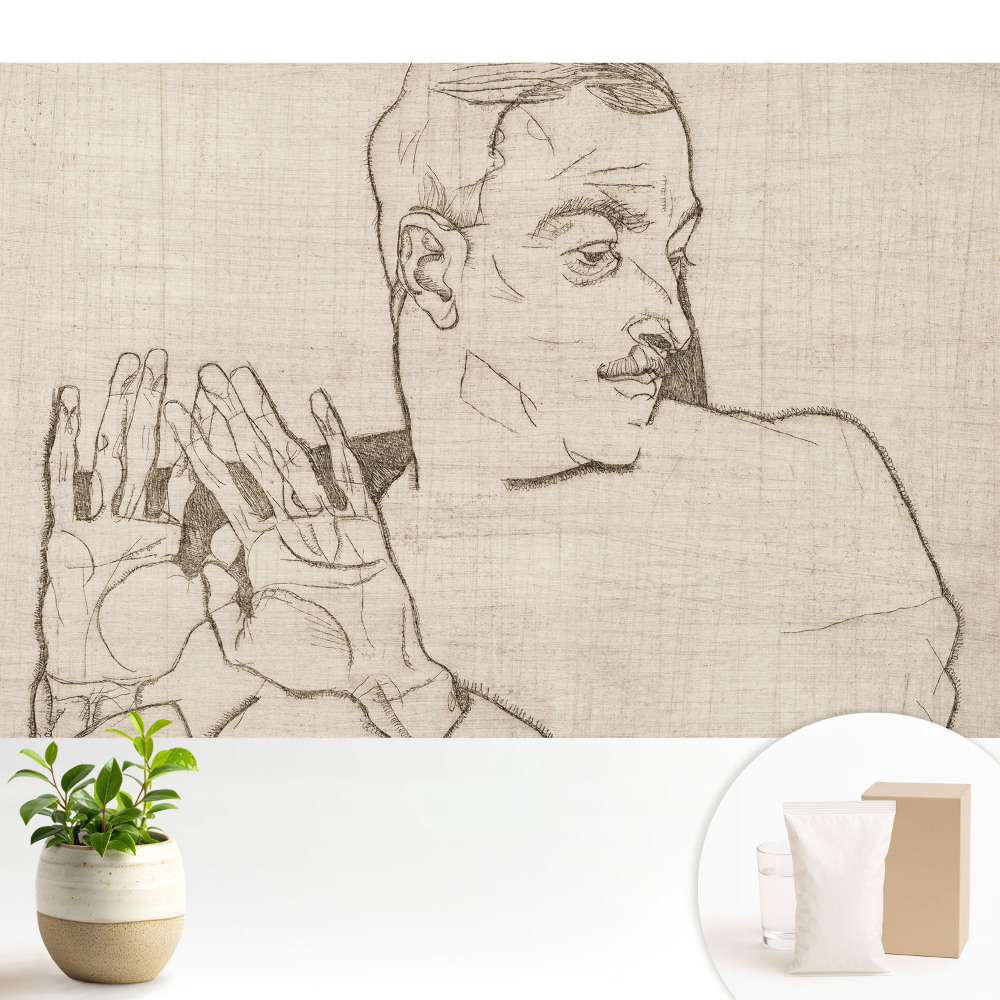 Schiță minimalistă a unei figuri și a unui gest