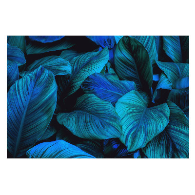 Frunze albastre în nuanțe naturale