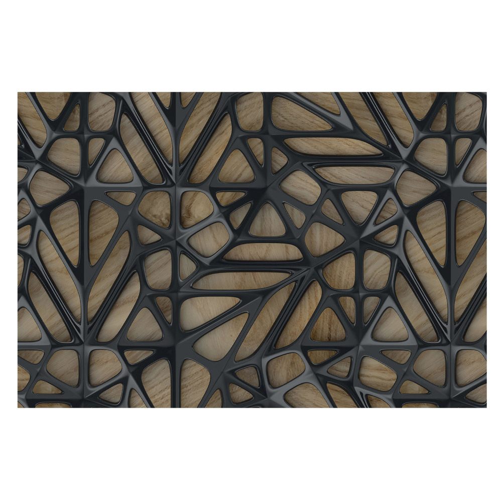 Decorațiune din lemn ajurat cu design modern