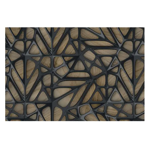 Decorațiune din lemn ajurat cu design modern