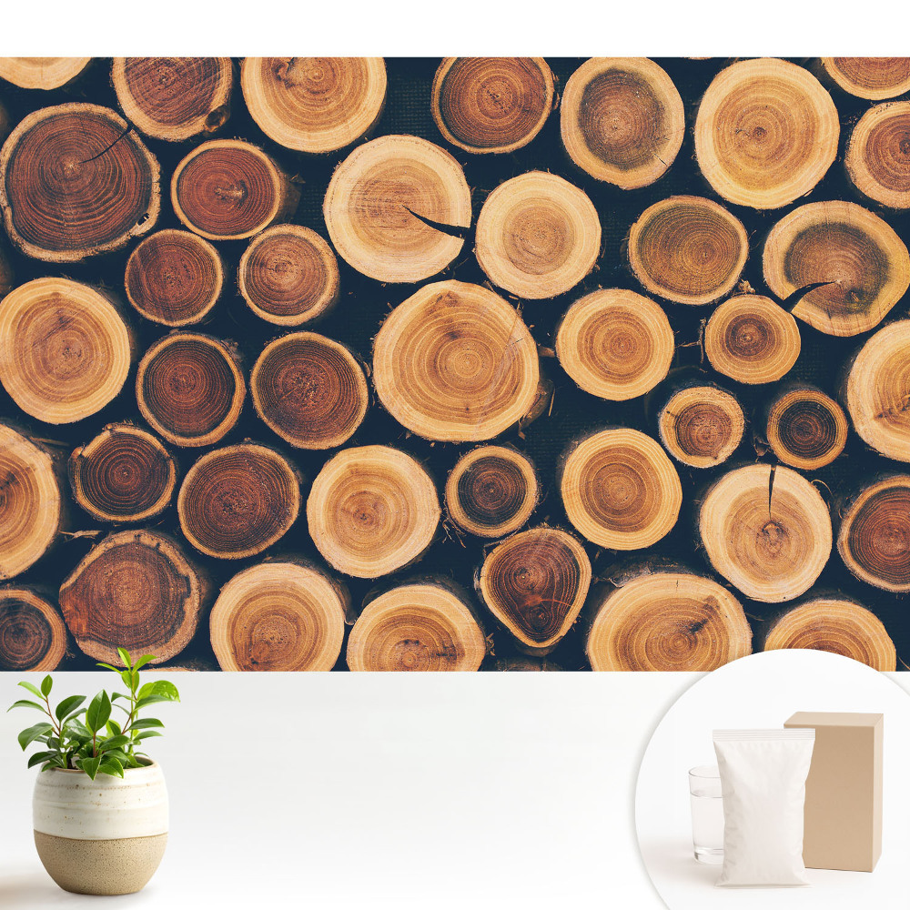 Simetrie naturală a lemnului rustic