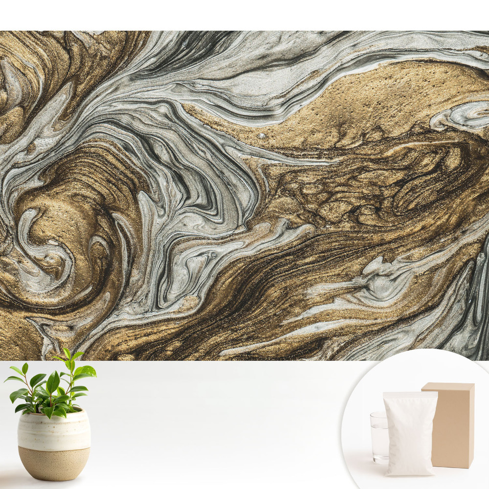 Vârtejuri și valuri abstracte în nuanțe calde