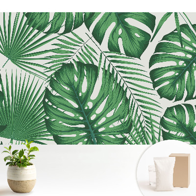 Armonie a naturii cu frunze tropicale verzi