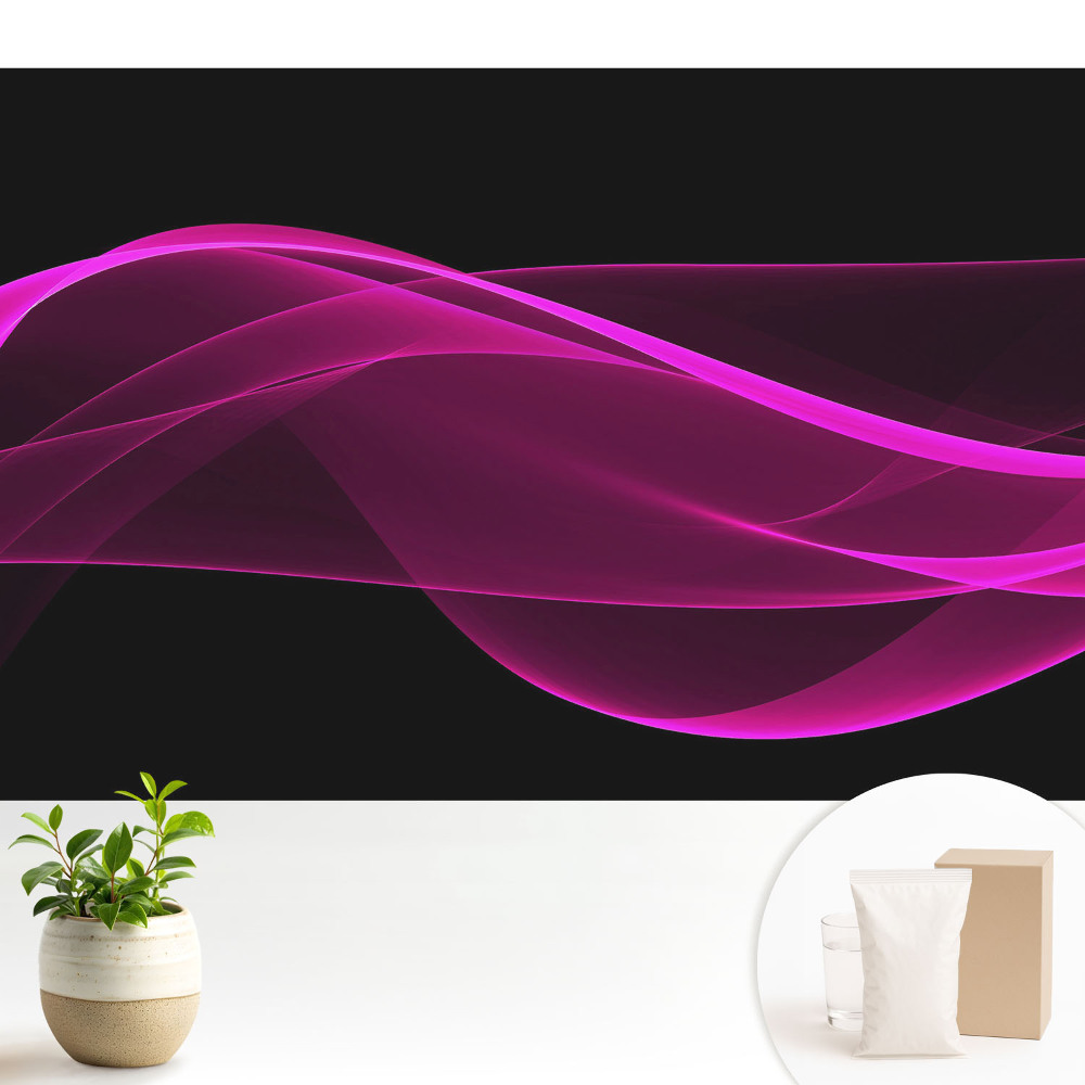 Panglici roz energice pe fundal negru