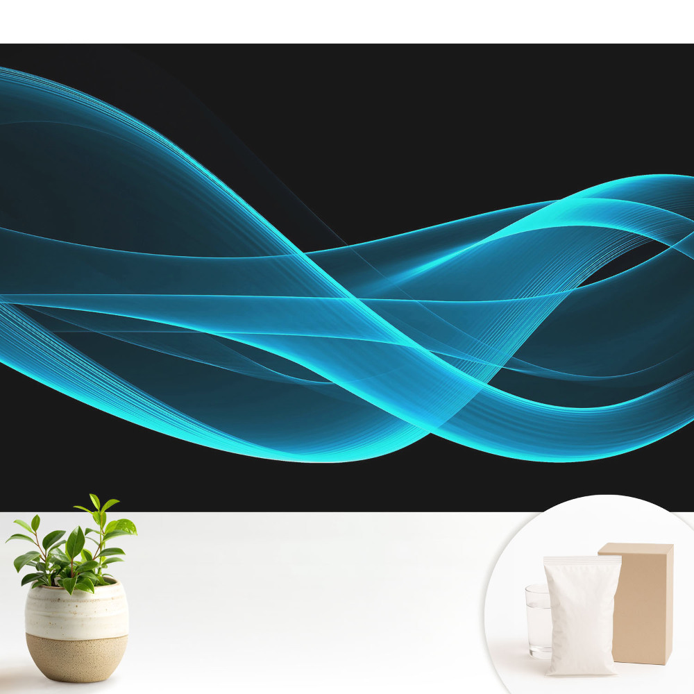 Valuri albastre abstracte