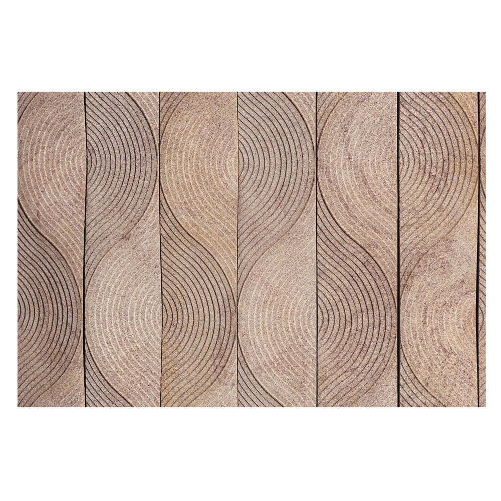 Linii geometrice cu valuri, cu motiv natural