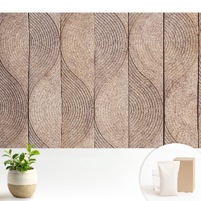 Linii geometrice cu valuri, cu motiv natural