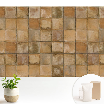 Plăci pătrate în culori calde